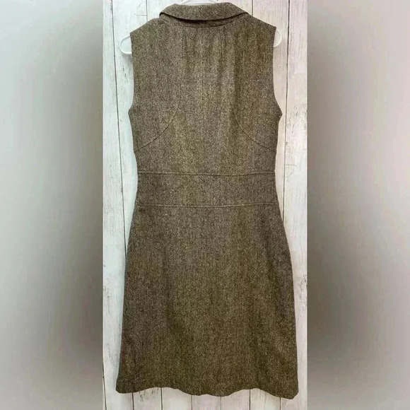 Club Monaco Wool Dress size 8 Brown - Picture 5 of 10